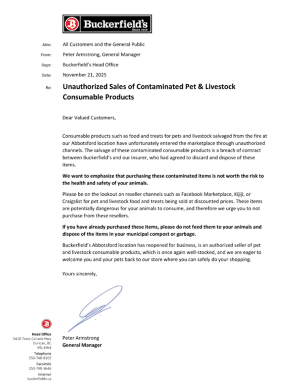 Important Notice to Customers