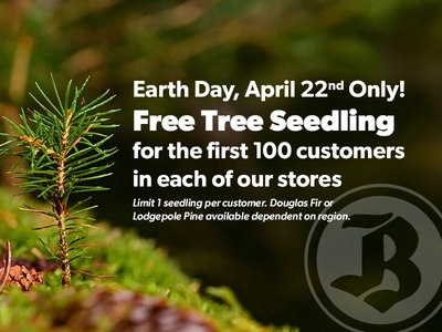 Free Tree Seedling on Earth Day!
