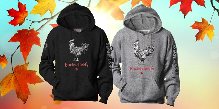 Buckerfield’s Rooster Hoodies by Stanfield's