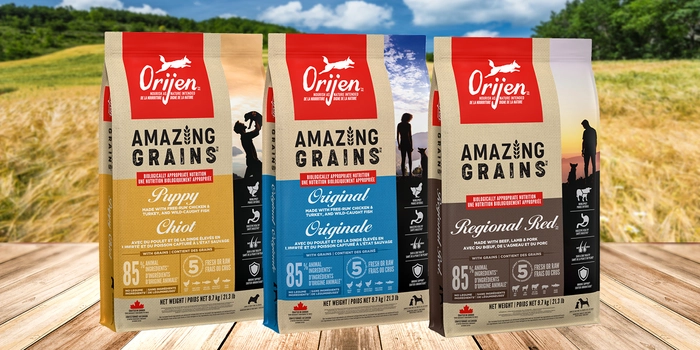 Orijen Amazing Grains Dog Food 9.7kg