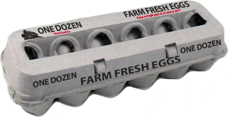 Egg Carton Pulp Single