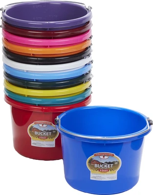 Duraflex Bucket 8qt Red - image 2