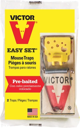 Victor Easy Set Mouse Trap 2pk