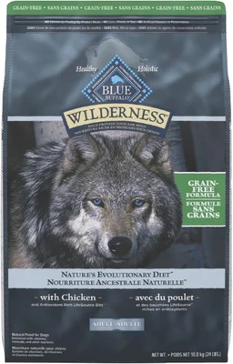 Blue Wilderness GF Adult Chicken Dog Food 24lb