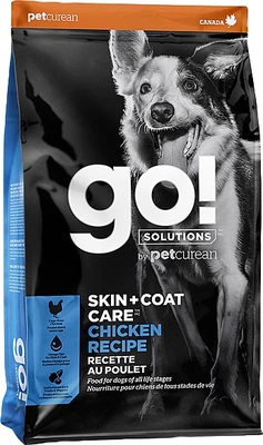 Go! Skin & Coat Chicken Dog Food 12lb
