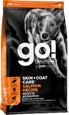Go! Solutions Skin+Coat Care Salmon With Grains Dog Food 22lb