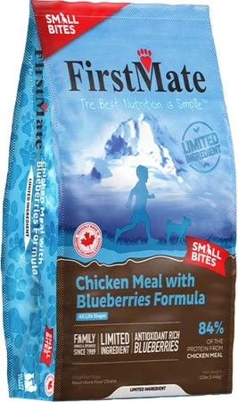 Firstmate LID GF Small Breed Chicken/Blueberry Dog Food 12lb