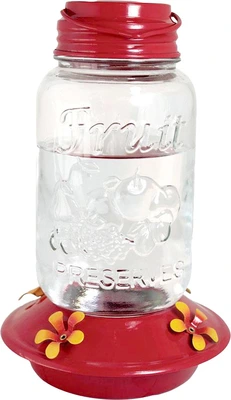 Mason Jar Hummingbird Feeder 32oz