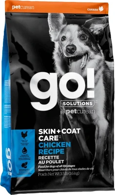 Go! Skin & Coat Chicken Dog Food 22lb