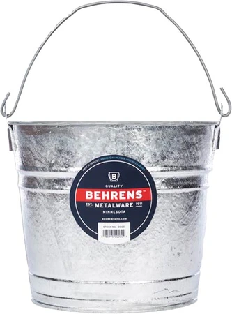 Behren's Steel Pail 10qt