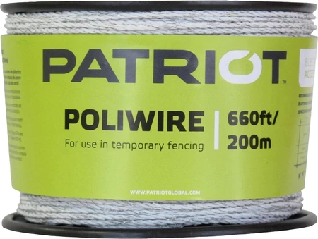 Patriot Poly Wire 660' White