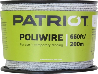 Patriot Poly Wire 660' White