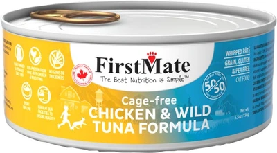 FirstMate 50/50 Chicken & Wild Tuna Pate Cat Food 5.5oz