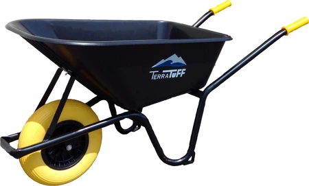 Terratuff 6cu ft Wheelbarrow W/ Flat Free Tire