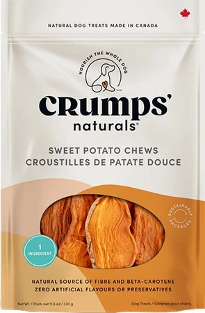 Crumps' Naturals Sweet Potato Chews Dog Treat 330g