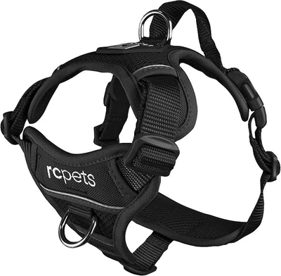 RC Pets Momentum Control Harness Large Black