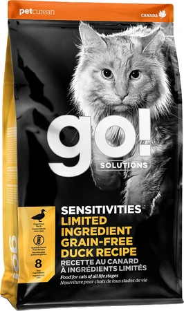 Go! Sensitivities Limited Ingredient Grain Free Duck Cat Food 3lb