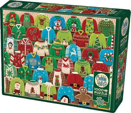 Cobble Hill Ugly Xmas Sweaters Puzzle 1000pc