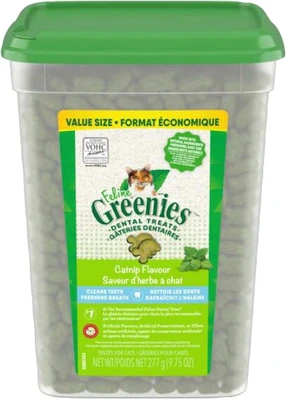 Greenies Feline Dental Treat Catnip 9.75oz