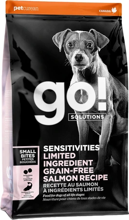 Go! Sensitivities Limited Ingredient Grain Free Salmon Small Bites Dog Food 22lb