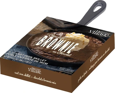 Gourmet Village Chocolate Brownie Skillet Kit