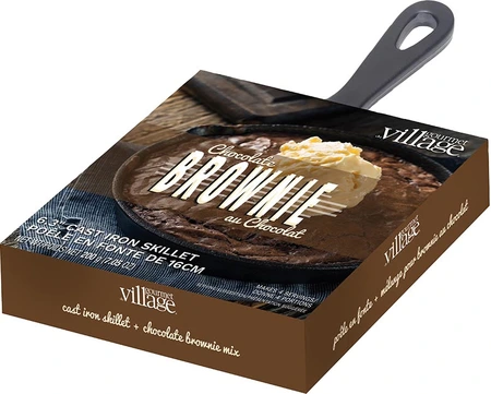 Gourmet Village Chocolate Brownie Skillet Kit