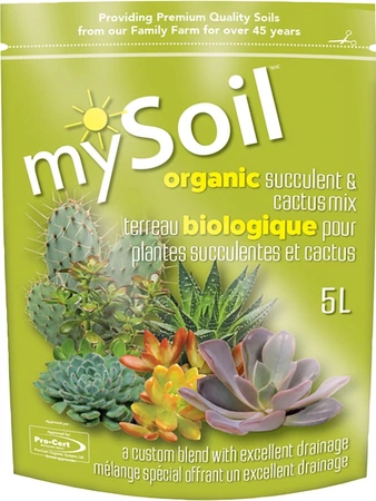 mySoil Organic Succulent & Cactus Mix 5L