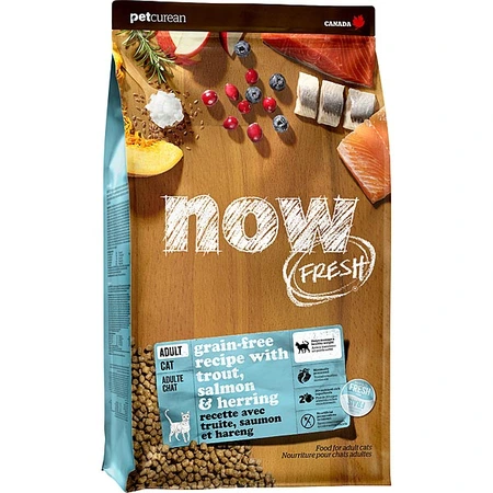 NOW Fresh Grain Free Trout, Salmon & Herring Cat Food 8lb