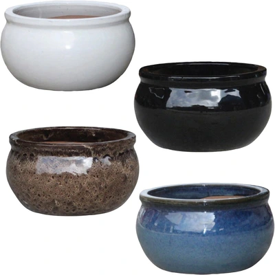 Gardenstar Glazed Belly Planter - Large