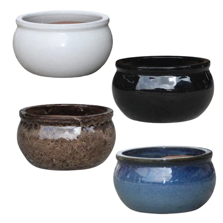 Gardenstar Glazed Belly Planter - Large