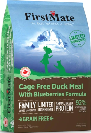 FirstMate Duck Meal & Blueberries Formula Cat Food 10lb