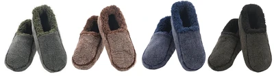 Snoozies Men's Two Tone Slipper Small