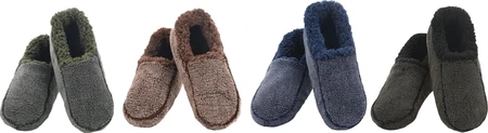 Snoozies Men's Two Tone Slipper Medium