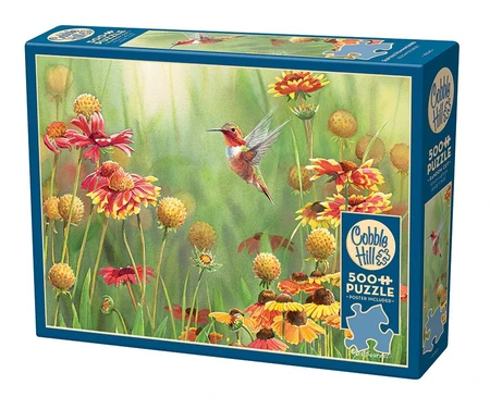 Cobble Hill Rufous Hummingbird Puzzle 500pc