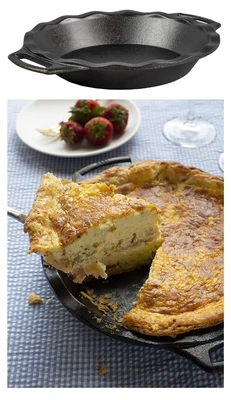 Lodge 9" Seasoned Cast Iron Pie Pan