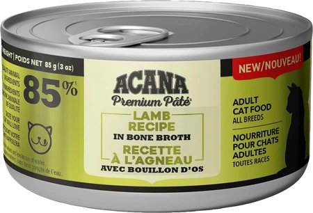 Acana Premium Pate Lamb Recipe Cat Food 85g