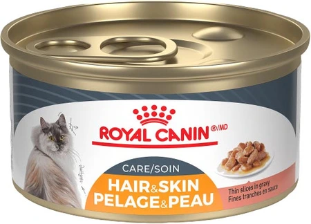 Royal Canin FHN Hair & Skin Care Thin Slices In Gravy Cat Food 85g
