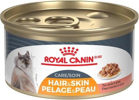 Royal Canin FHN Hair & Skin Care Thin Slices In Gravy Cat Food 85g
