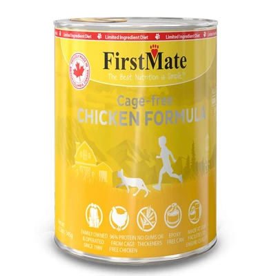 FirstMate Limited Ingredient Chicken Formula Cat Food 12.2oz