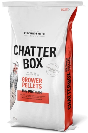 Chatterbox 18% Grower Mini-Pellet 20kg