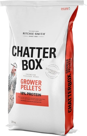 Chatterbox 18% Grower Mini-Pellet 20kg