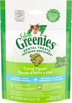 Greenies Feline Catnip Dental Treat 2.1oz