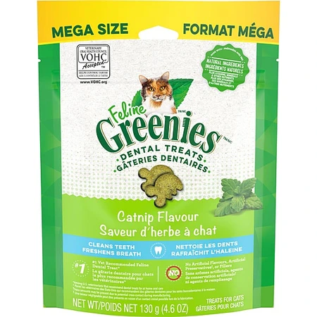 Greenies Feline Dental Treat Catnip 4.6oz