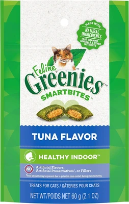 Greenies Feline Smart Bites Indoor Tuna 2.1oz