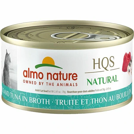Almo HQS Trout & Tuna In Broth Cat Food 70g