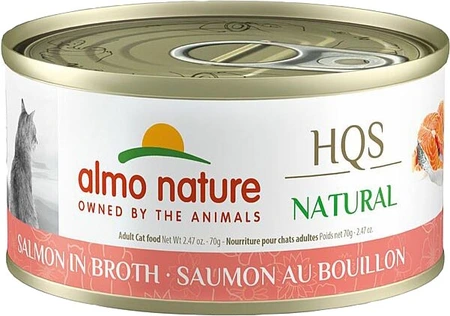 Almo HQS Salmon In Broth Cat Food 70g