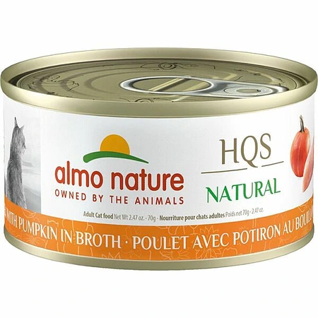Almo HQS Chicken With Pumpkin In Broth Cat Food 70g