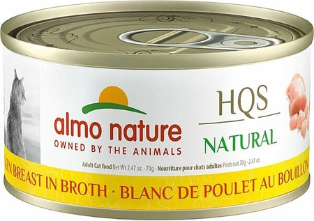 Almo HQS Chicken Breast In Broth Cat Food 70g