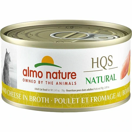 Almo HQS Chicken & Cheese In Broth 70g