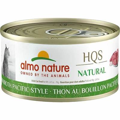Almo HQS Pacific Style Tuna In Broth Cat Food 70g
